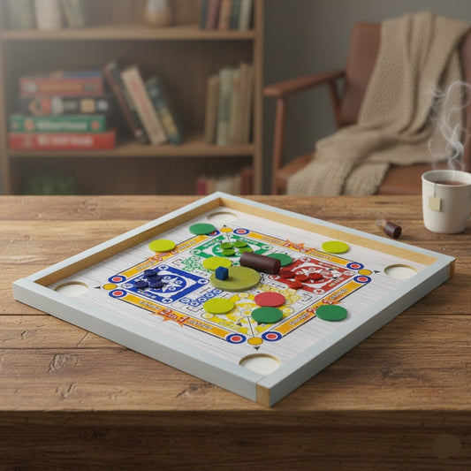 2 in 1 Ludo & Carrom Board Game