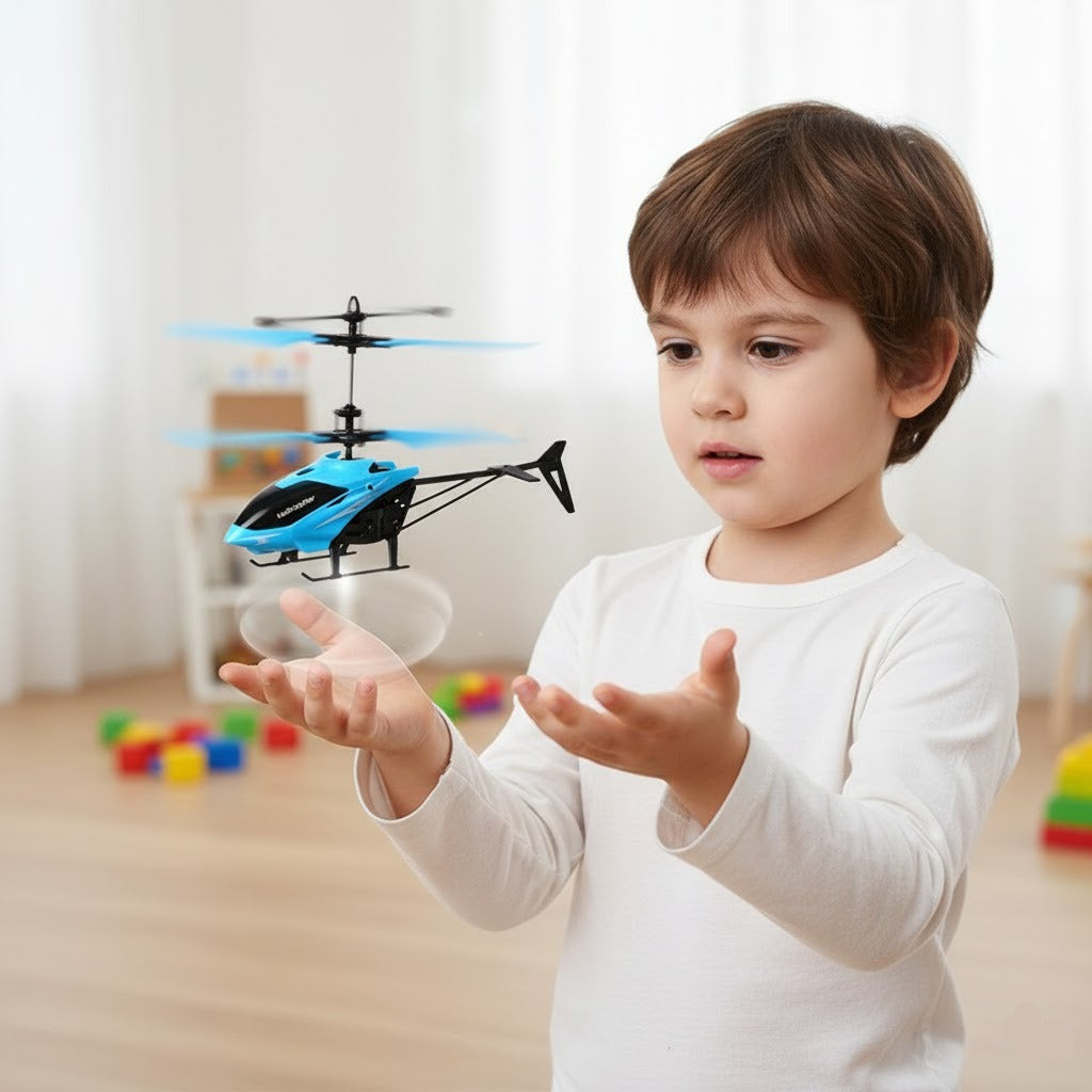 Rechargeable Sensor Flying Helicopter