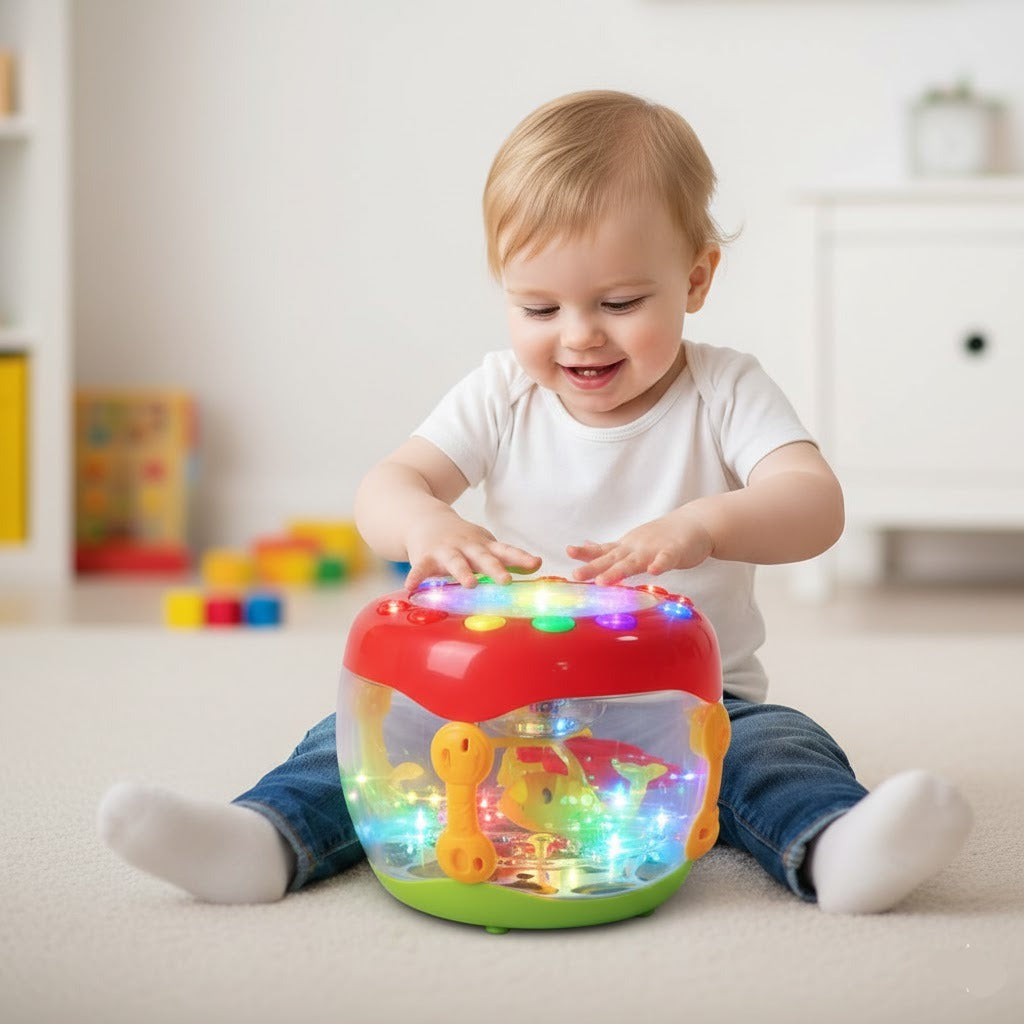 Musical Flash Drum Dynamic Light With Songs