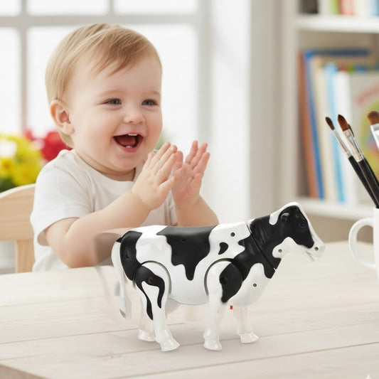 Kids Musical Cow Walking Toy (Big Size)