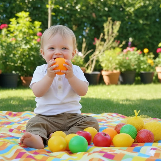 Kids Plastic Fruits Playing Set
