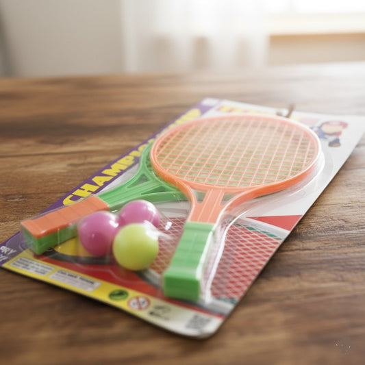 2PCs Plastic Badminton Tennis Set