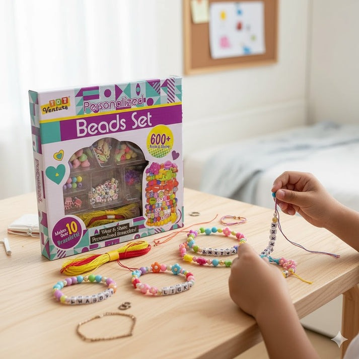 Personalized Beads Bracelets Set