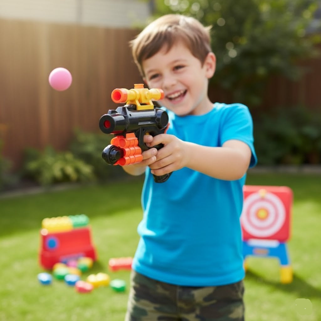 Kids Soft Bullet & Ball Shooting Gun