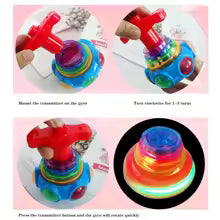 Kids Spinning Top With Light & Music Toy
